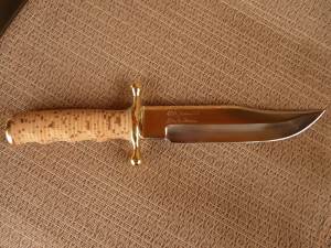 Jr. Bowie with Birch Bark Handle